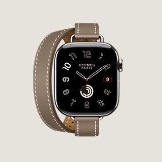 【HERMES】Series10ケース42 mm & Apple Watchドゥブルトゥール Series 10 case & Band Apple Watch Hermès Single Tour 42 mm
